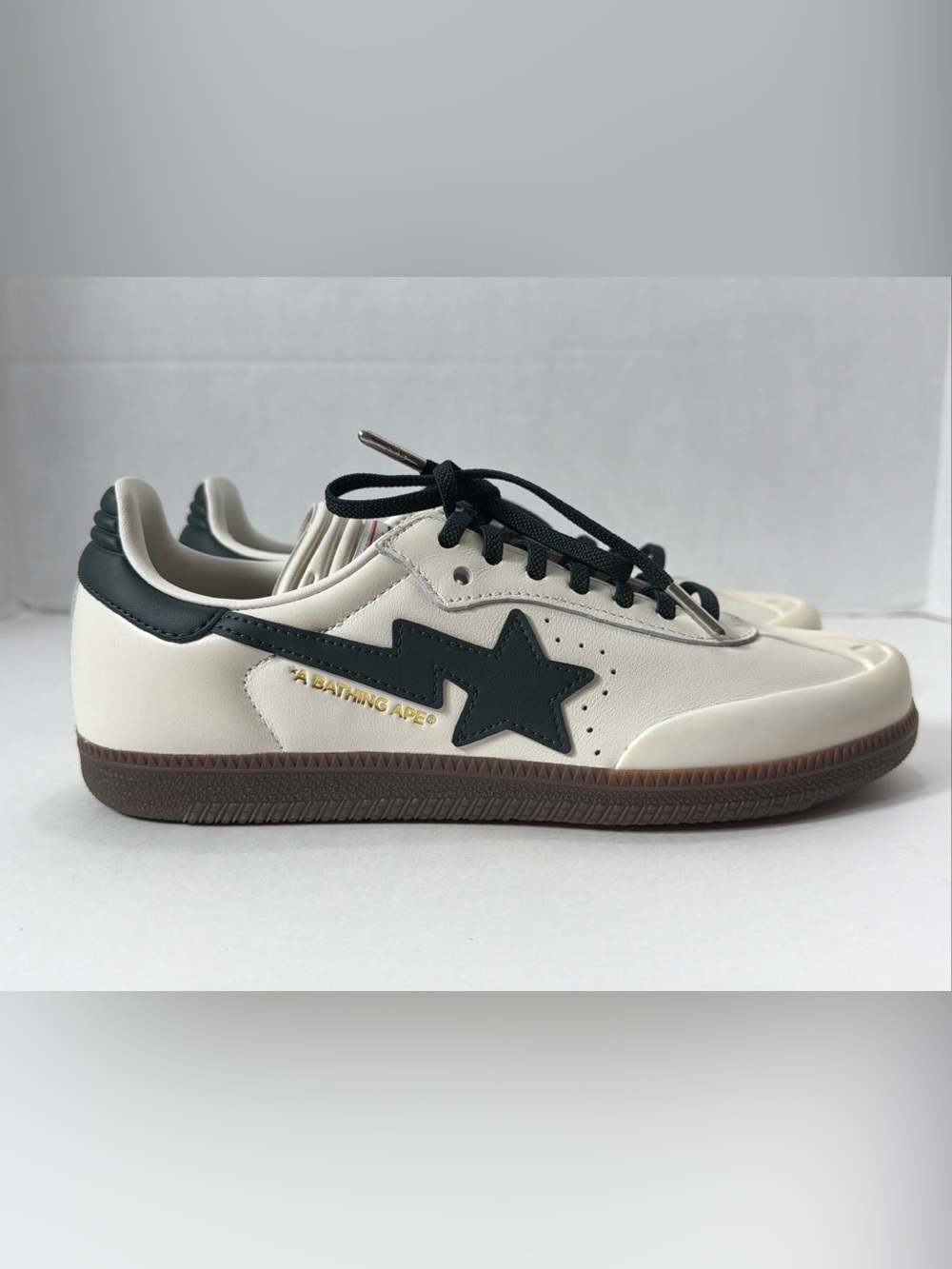 adidas SAMBA x BAPE WORLD CUP MEN’S SNEAKERS KJ8852 White Forest 7 US 6.5 NWOT